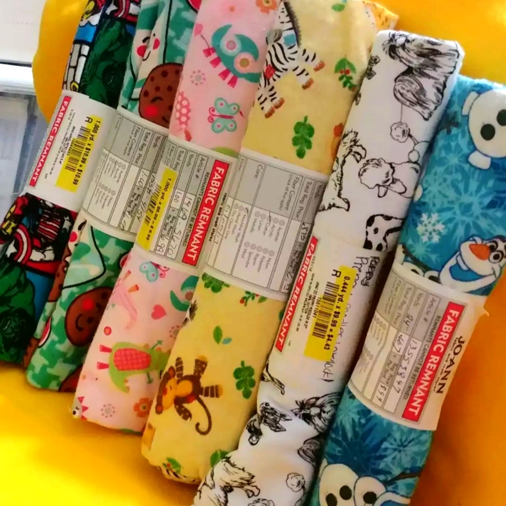 💛❤💙Awesome Flannel Fabric Lot💛💙❤